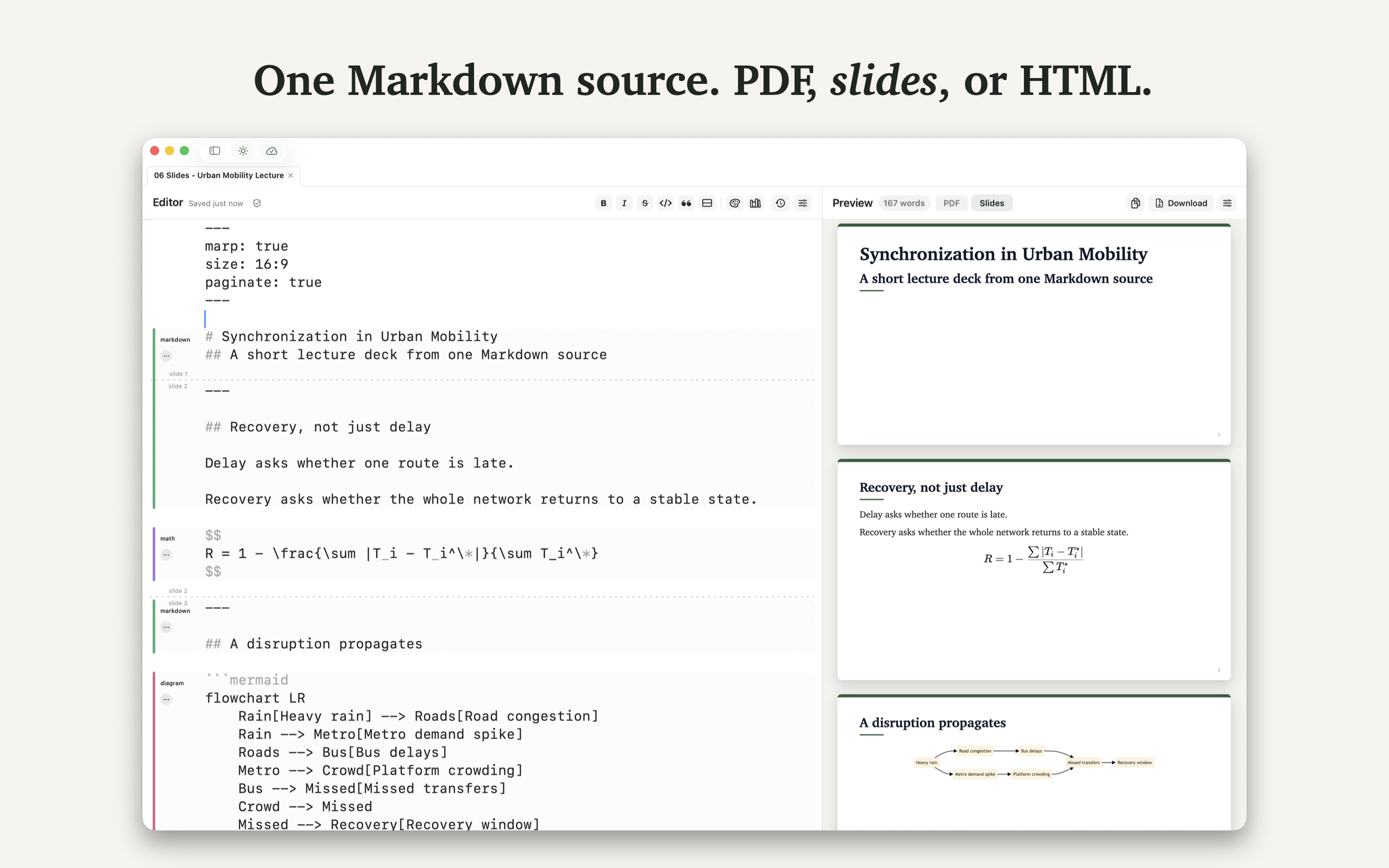 Slides preview in Minidocs